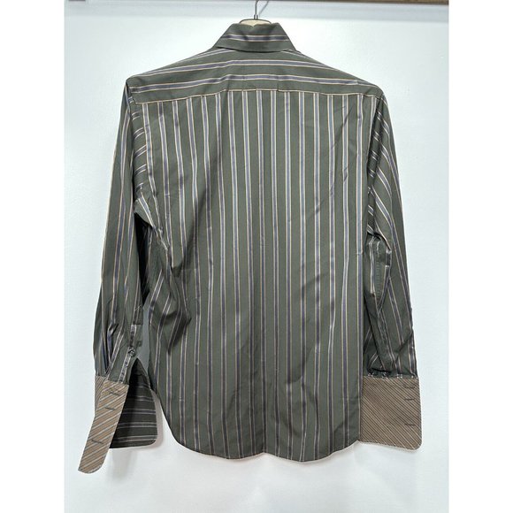 Lot of 4 Mens Thomas Dean Button Down Casual Dress Shirt Size Small - Picture 8 of 16